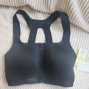 All in Motion Black Sports Bra, 36C